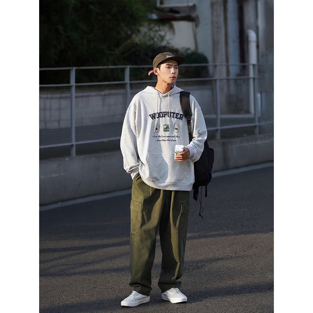 ワイドパンツ メンズ ワイドパンツ メンズ ゆったりカーゴワイドパンツ
