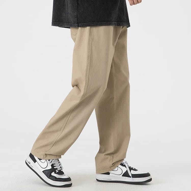 ワイドパンツ メンズ ワイドパンツ メンズ ゆったりシルエットリラックスチノパンツ