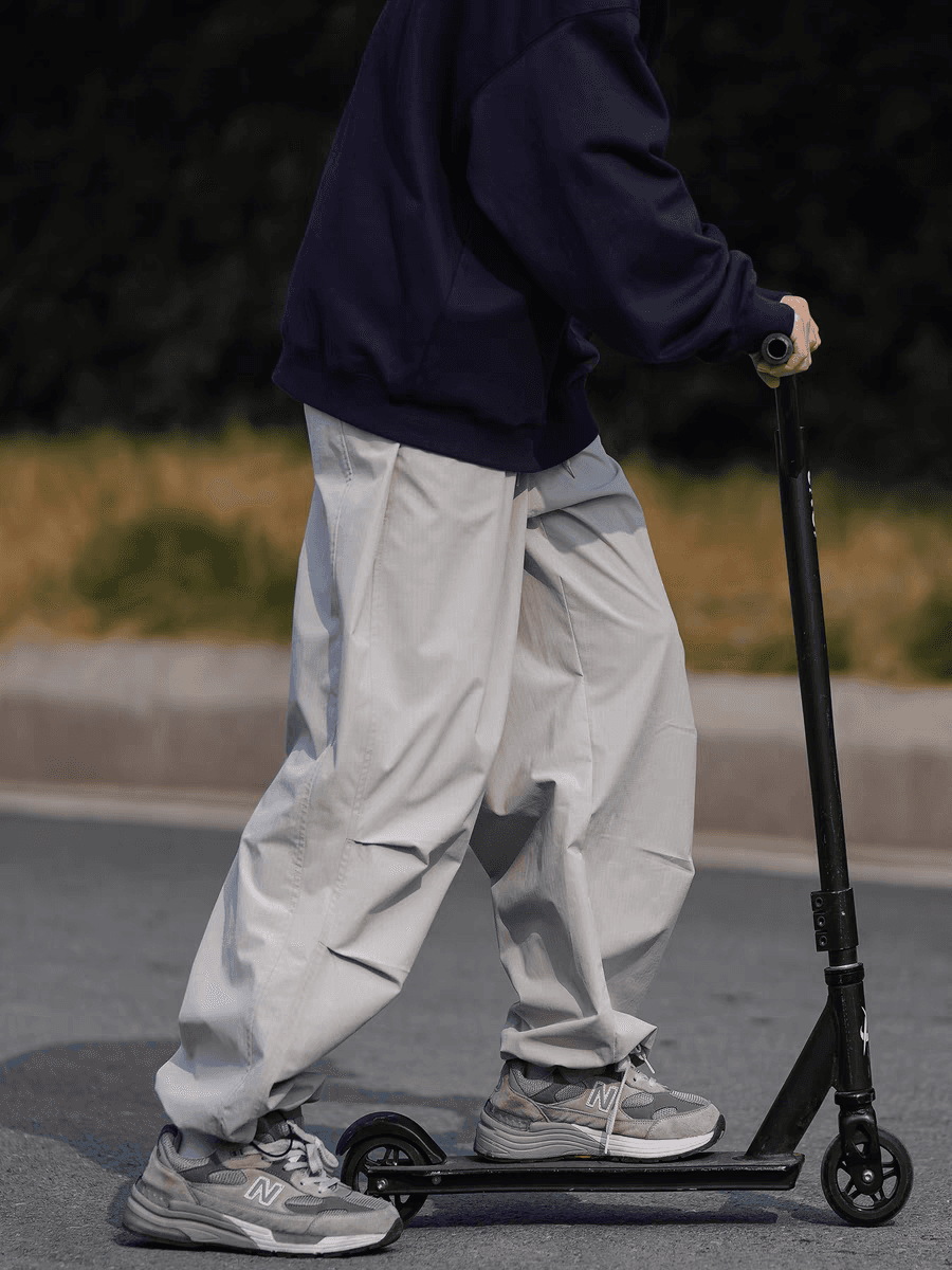 ワイドパンツ メンズ アウトドア機能性ワイドカーゴパンツ