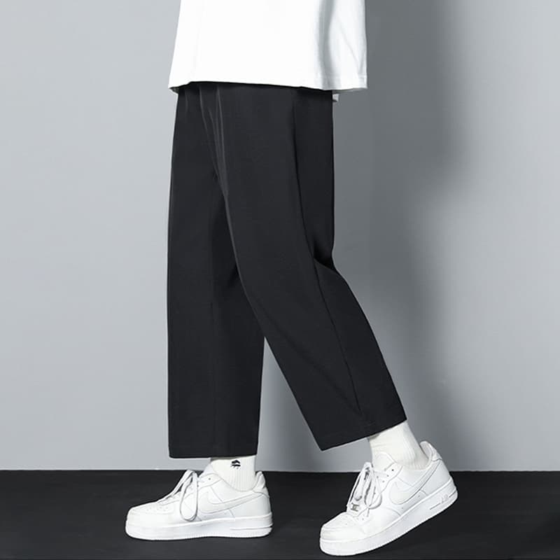速乾ストレートワイドパンツ メンズ