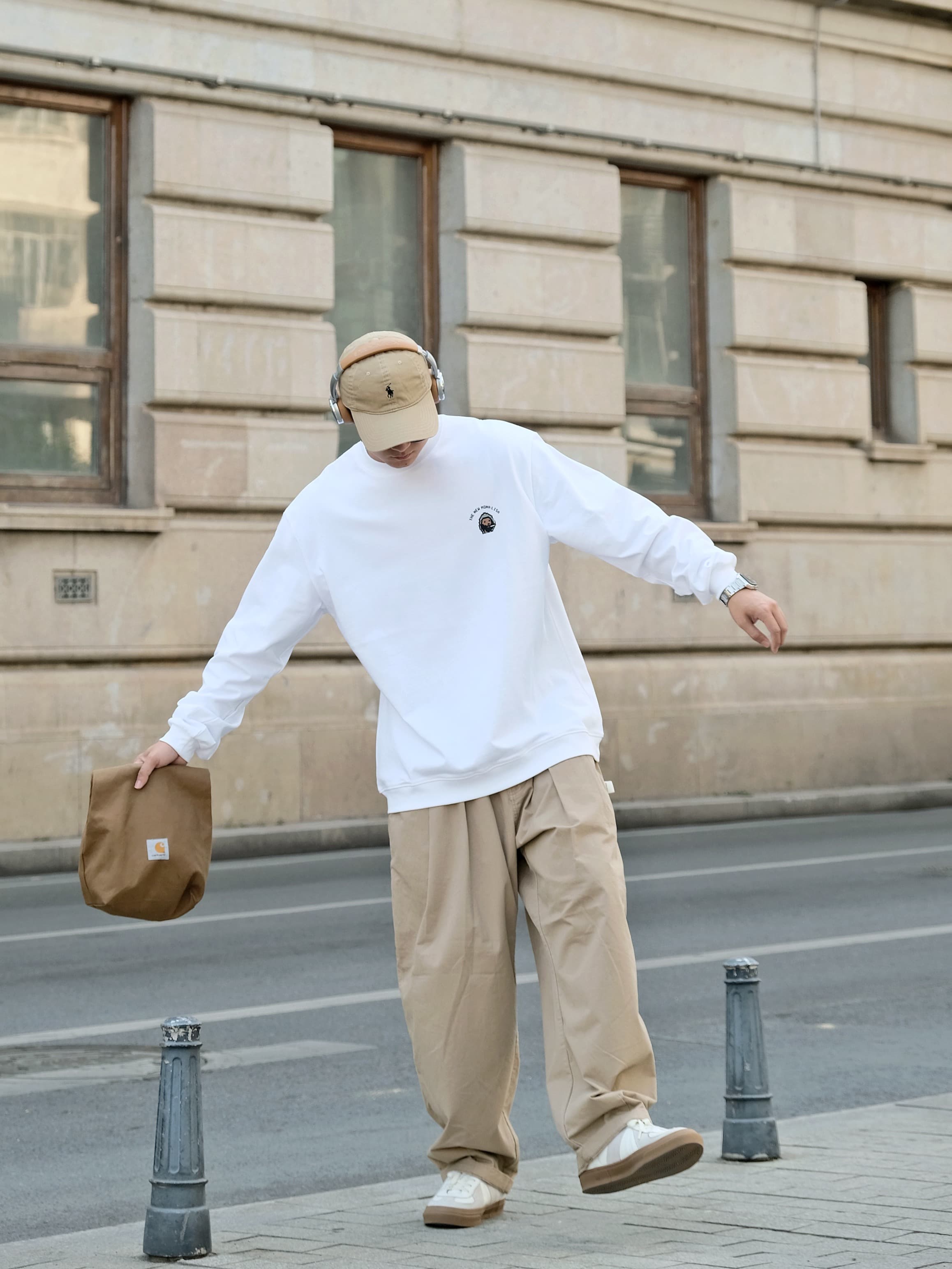 ワイドパンツ メンズ ワイドパンツ メンズ ゆったりシルエットチノワイドパンツ