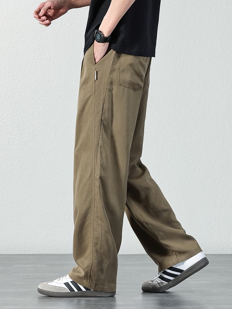 ワイドパンツ メンズ ワイドパンツ メンズ ゆったりリラックスチノワイドパンツ