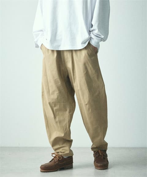 ワイドパンツ メンズ 立体裁断 バルーンシルエット ワイドパンツ