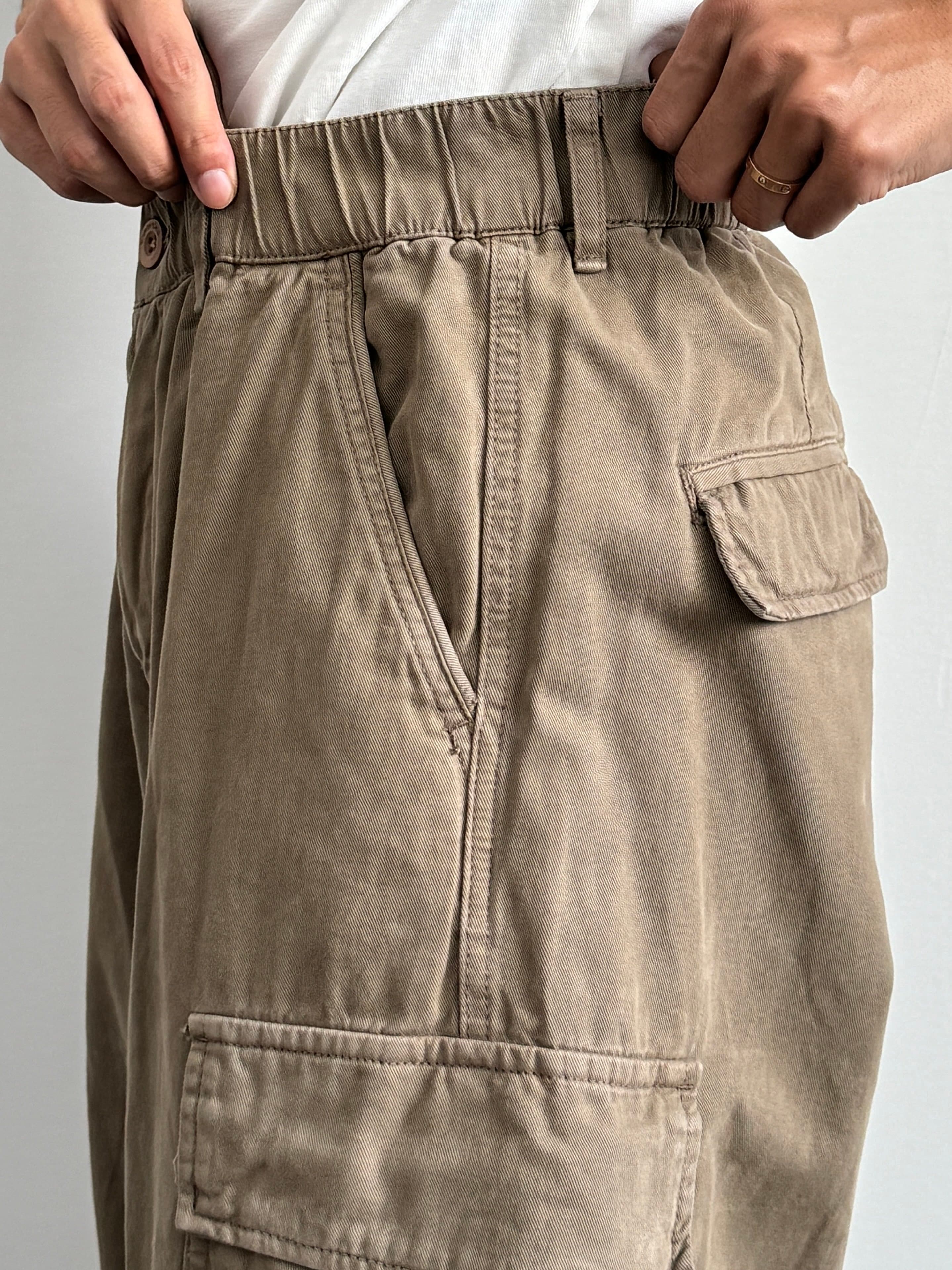 ワイドパンツ メンズ ワイドパンツ メンズ ゆったりシルエット実用的カーゴパンツ