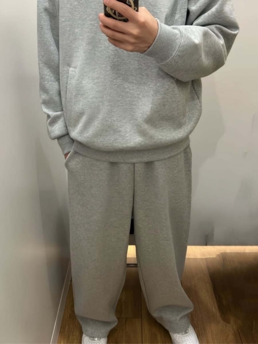 ワイドパンツ メンズ 裾紐調節可能リラックスワイドパンツ
