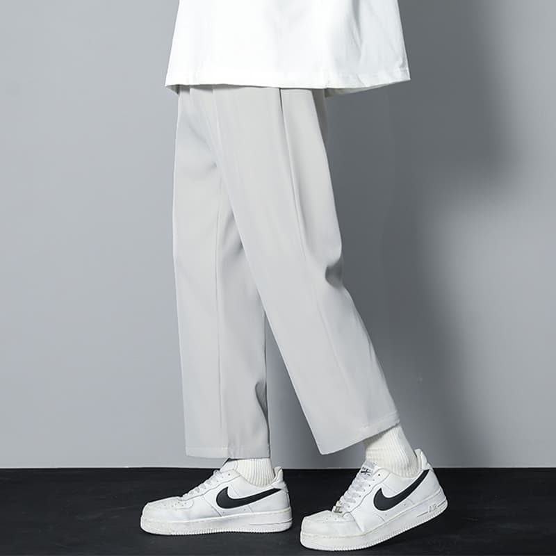 速乾ストレートワイドパンツ メンズ