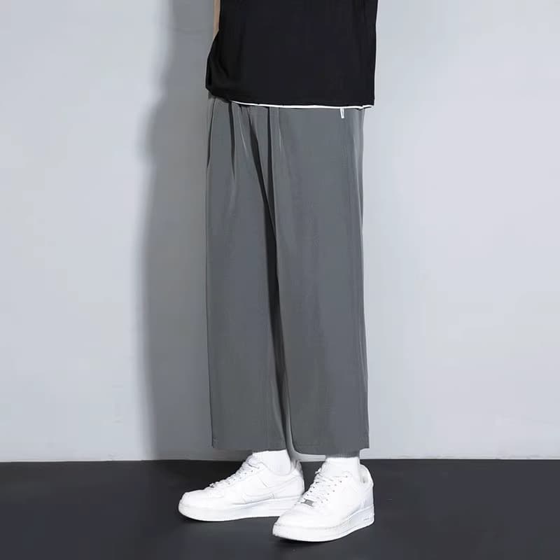 ワイドパンツ メンズ ドレープ感抜群 ワイドシルエットスラックス