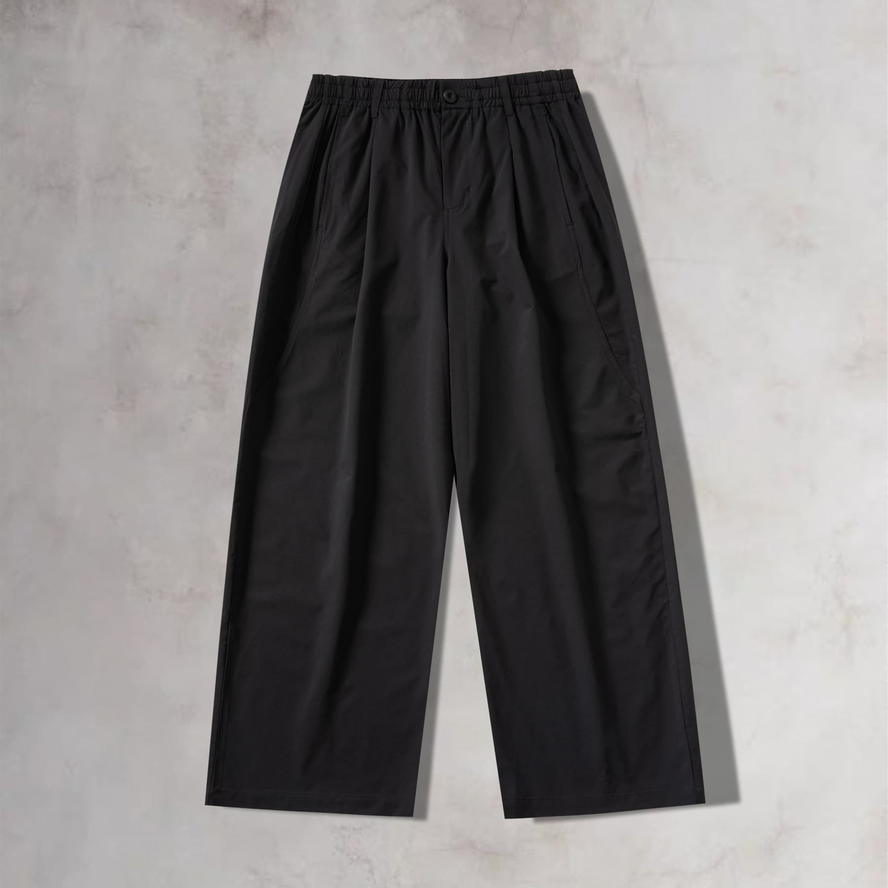 ワイドパンツ メンズ 涼感軽量ワイドスラックス