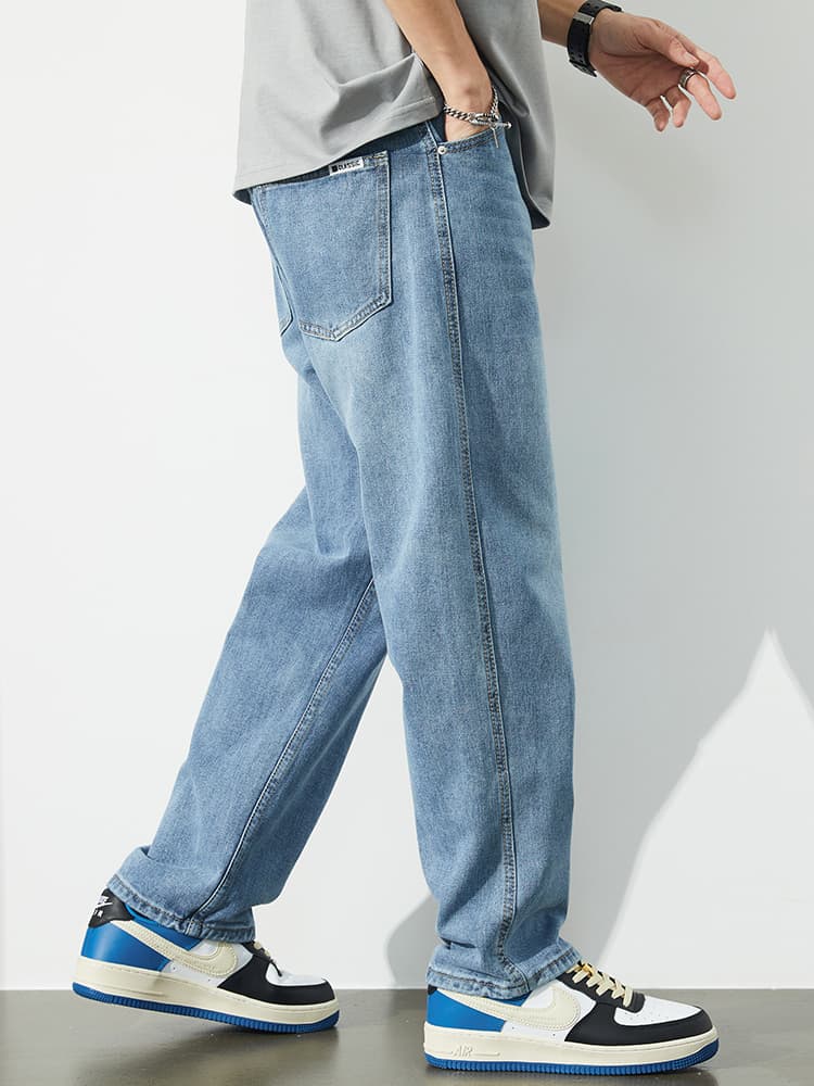 ワイドパンツ メンズ ワイドパンツ メンズ ゆったりシルエットデニムパンツ