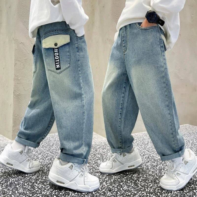 ワイドパンツ メンズ ワイドパンツ メンズ デザインポケット ワイドデニム