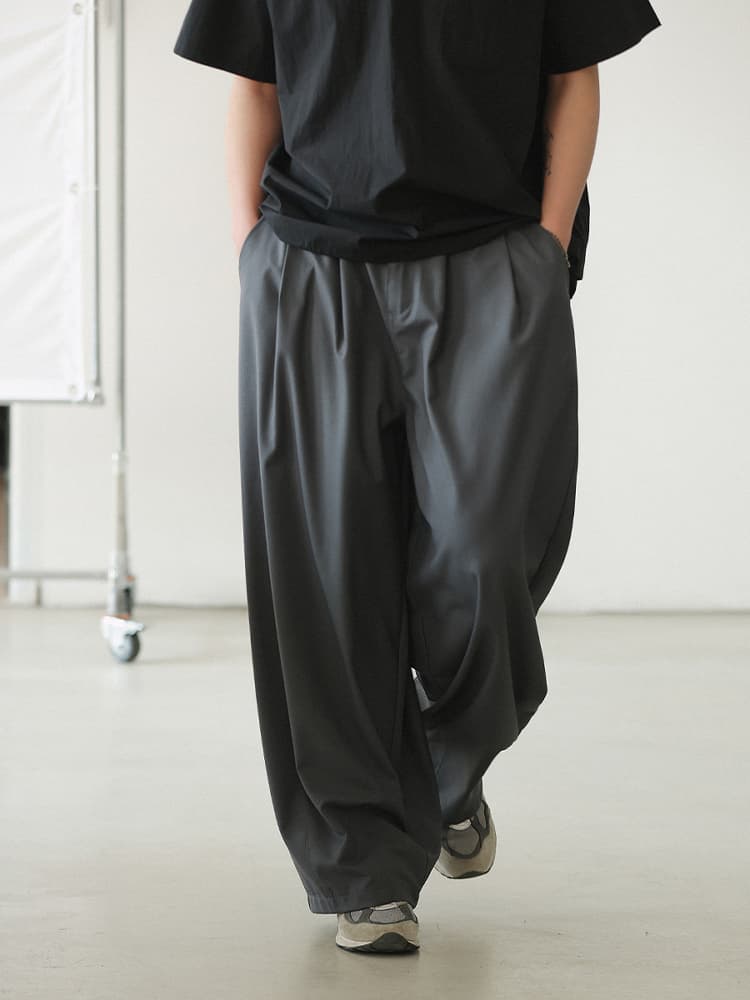 ワイドパンツ メンズ ワイドパンツ メンズ 余裕のシルエット ワイドスラックス