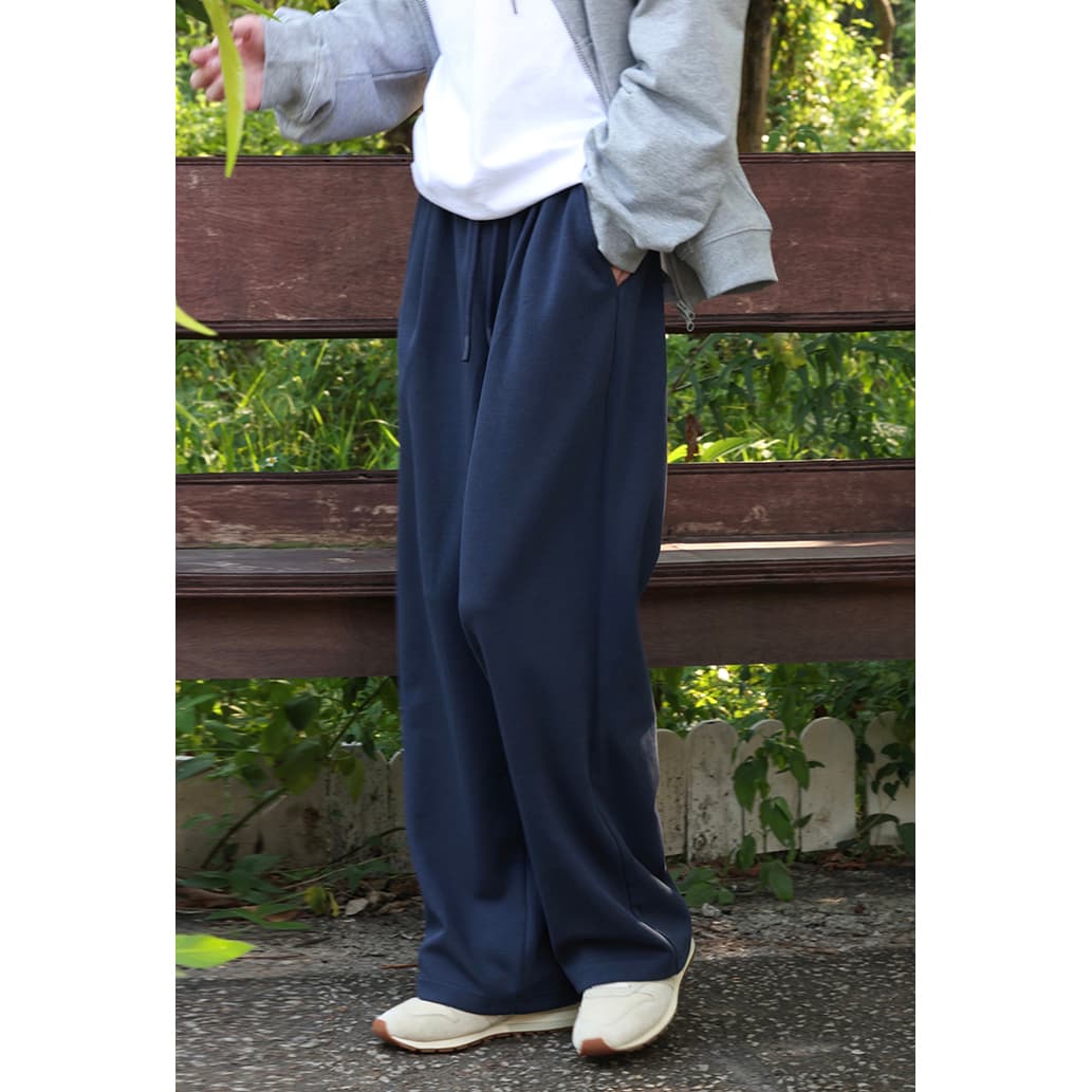 ワイドパンツ メンズ ワイドパンツ メンズ ゆったりくつろぎスウェットワイドパンツ