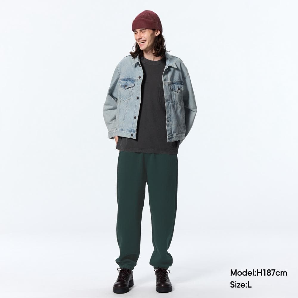 ワイドパンツ メンズ 裏起毛ゆったりスウェットワイドパンツ