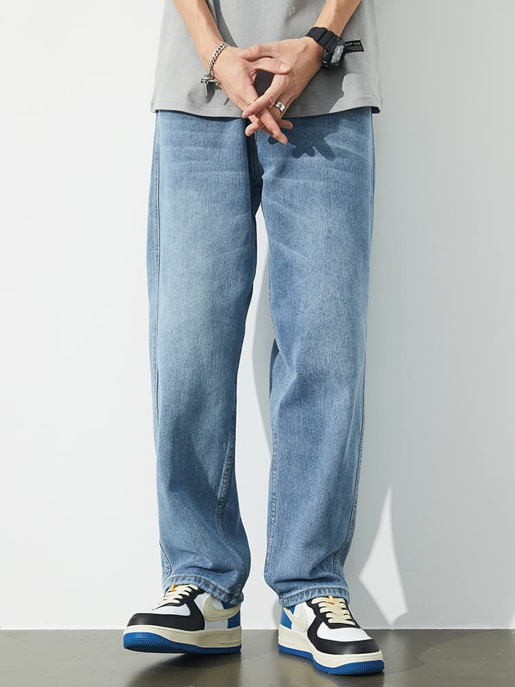 ワイドパンツ メンズ ワイドパンツ メンズ ゆったりシルエットデニムパンツ