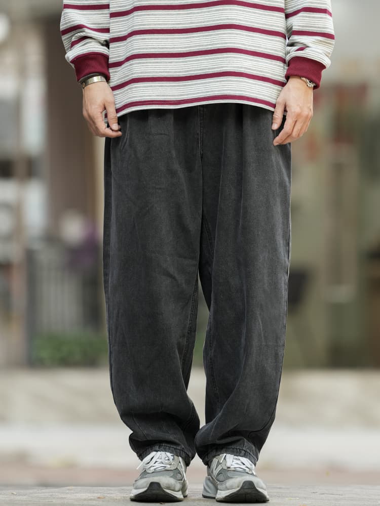 ワイドパンツ メンズ ワイドパンツ メンズ ゆったりリラックスデニムパンツ