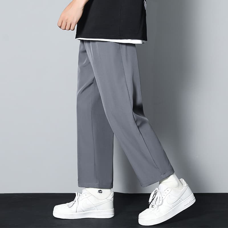 速乾ストレートワイドパンツ メンズ