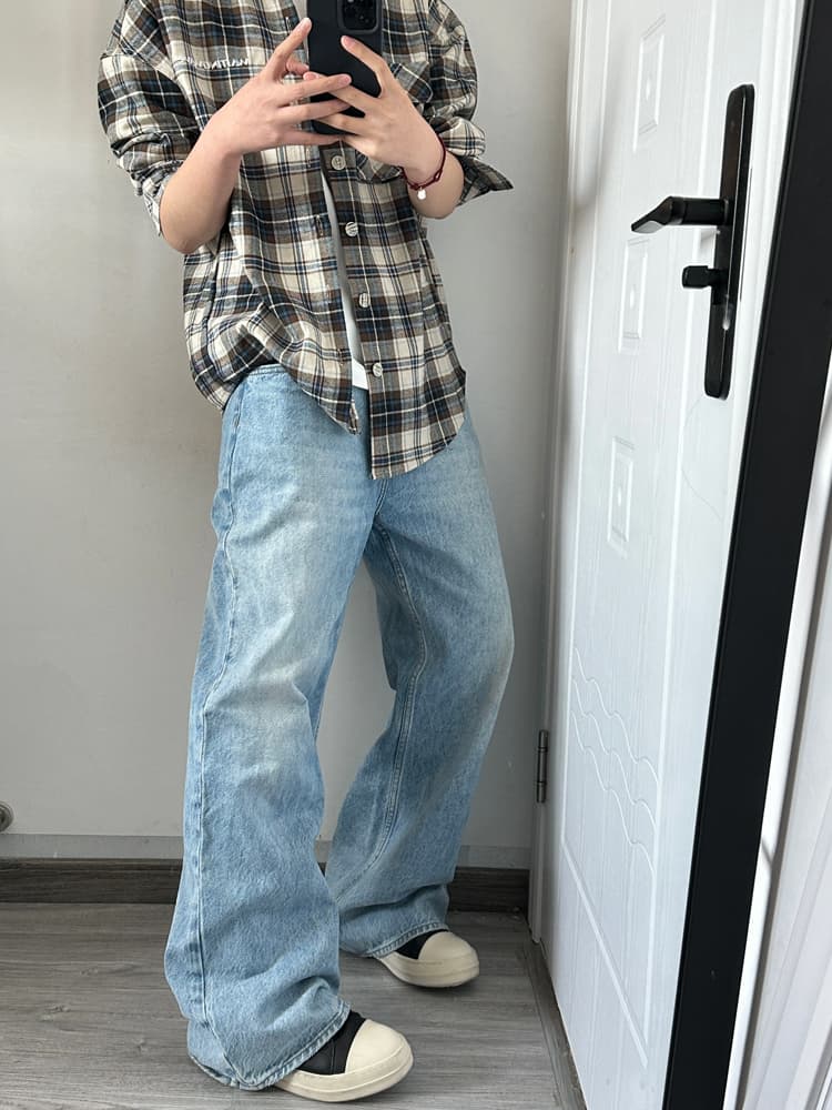 ワイドパンツ メンズ ワイドパンツ メンズ ゆったりシルエット デニムパンツ