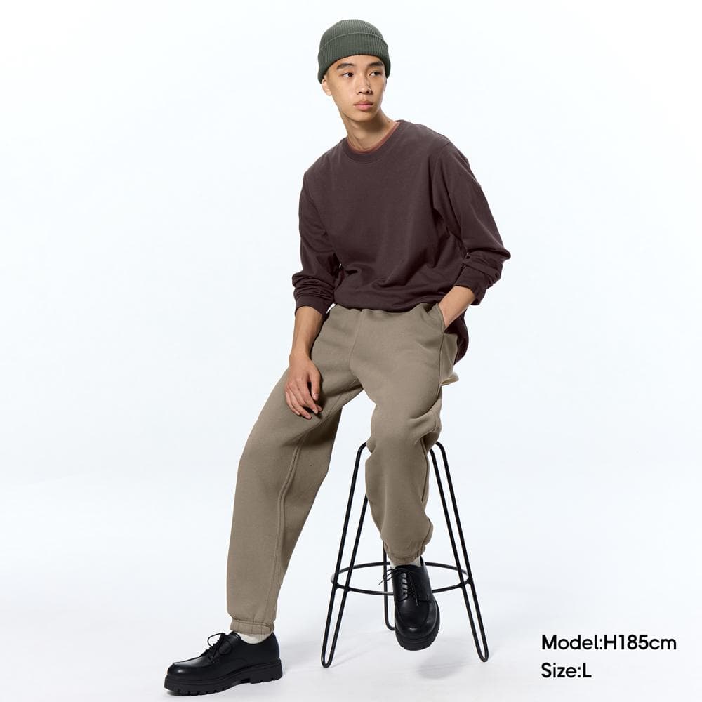 ワイドパンツ メンズ 裏起毛ゆったりスウェットワイドパンツ
