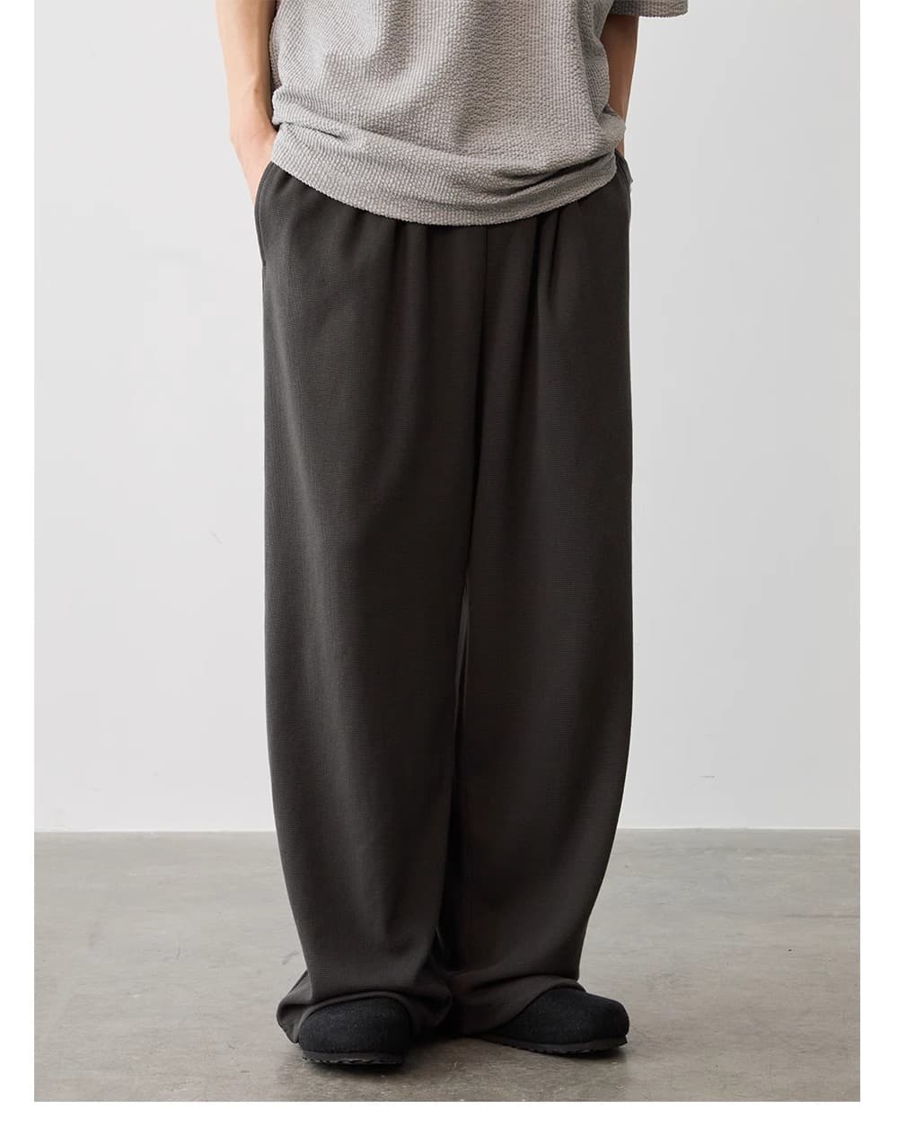 ワイドパンツ メンズ ワイドパンツ メンズ ゆったりリラックススウェットワイドパンツ