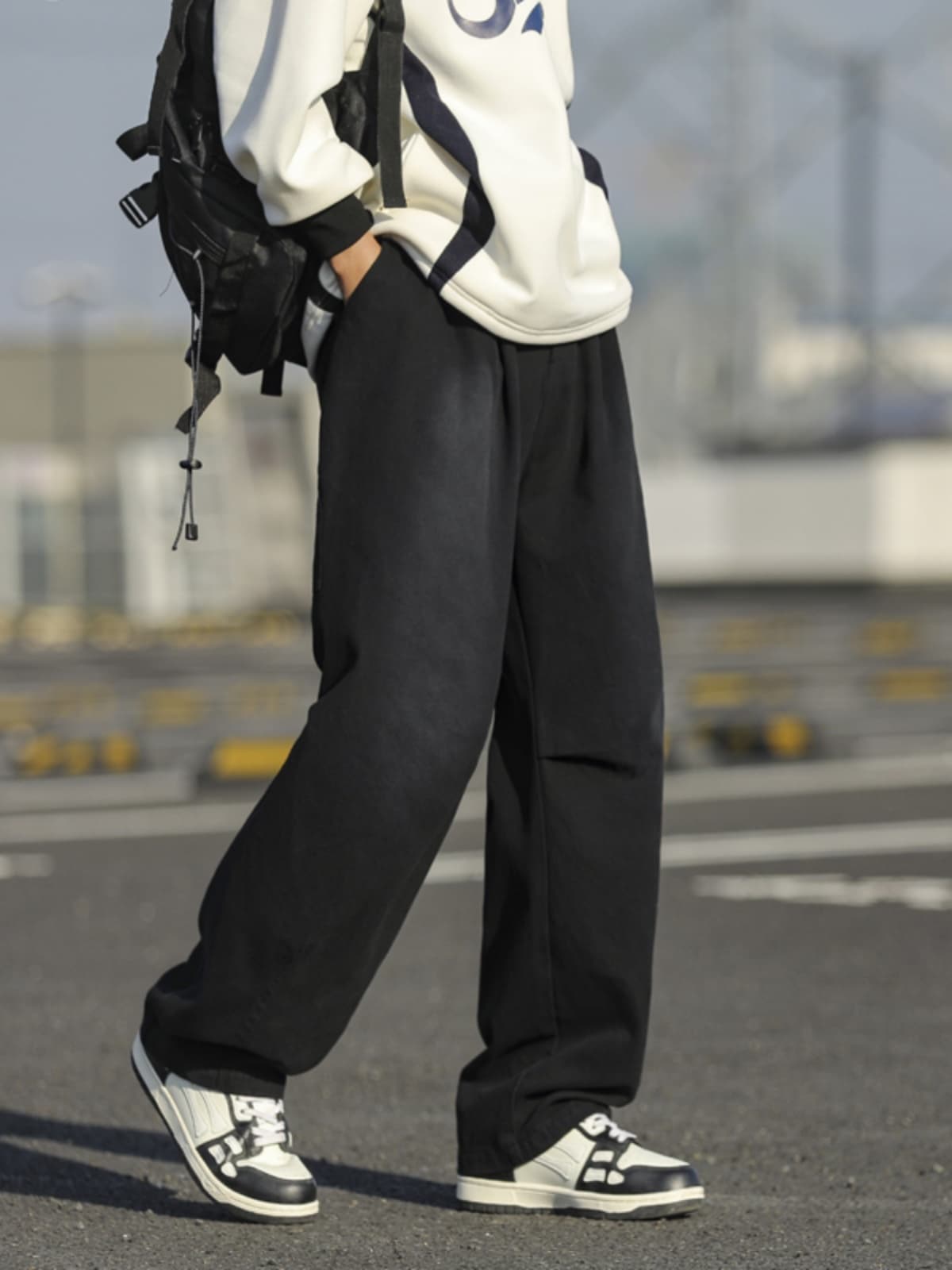 ワイドパンツ メンズ ゆったりシルエット ワイドカーゴパンツ