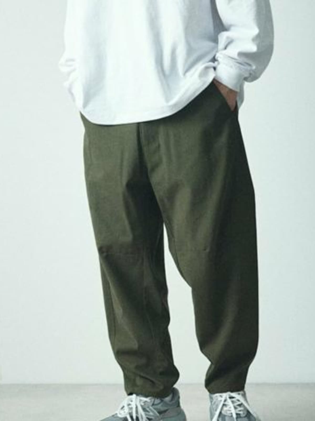 ワイドパンツ メンズ 立体裁断 バルーンシルエット ワイドパンツ