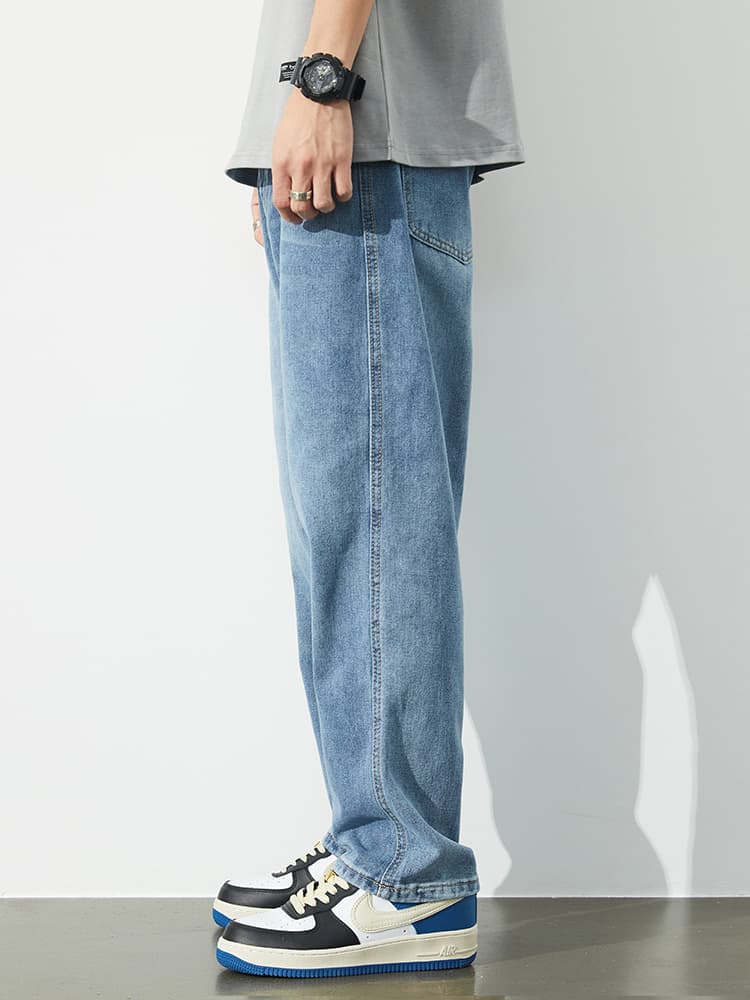 ワイドパンツ メンズ ワイドパンツ メンズ ゆったりシルエットデニムパンツ