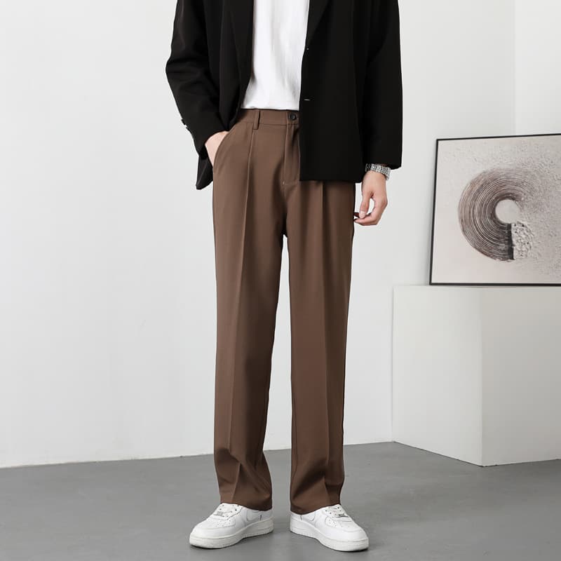 ワイドパンツ メンズ ワイドパンツ メンズ 上質感ゆとりスラックス