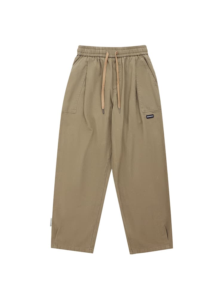 ワイドパンツ メンズ レトロテイスト ワイドシルエット カーゴパンツ