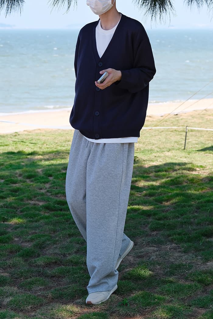 ワイドパンツ メンズ ワイドパンツ メンズ ゆったりくつろぎスウェットワイドパンツ