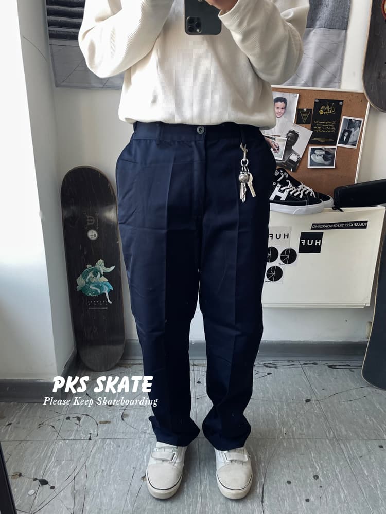 ワイドパンツ メンズ ストレートシルエット スケーターカーゴパンツ