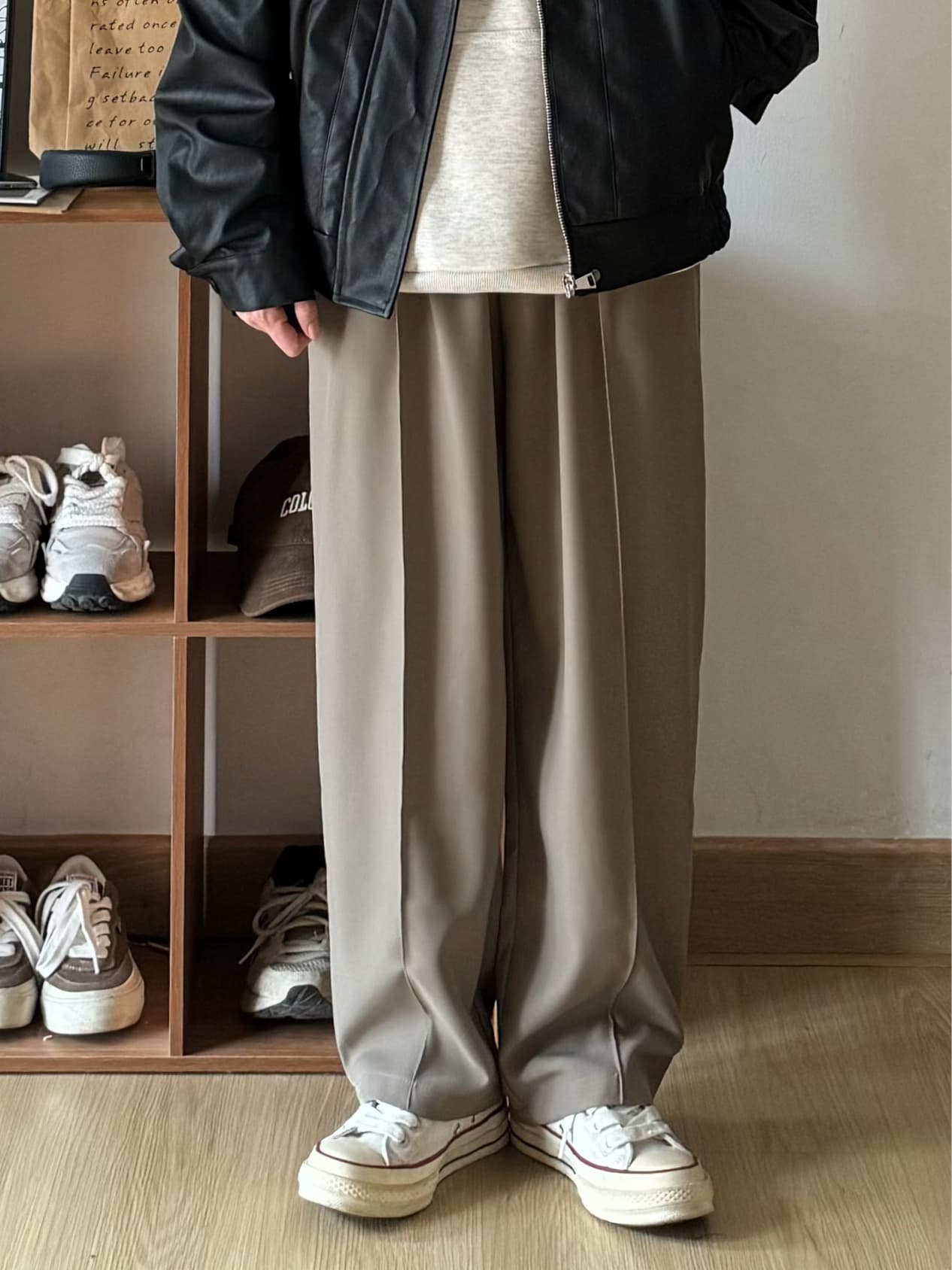 ワイドパンツ メンズ ワイドパンツ メンズ ゆったりドレープ スウェットワイドパンツ