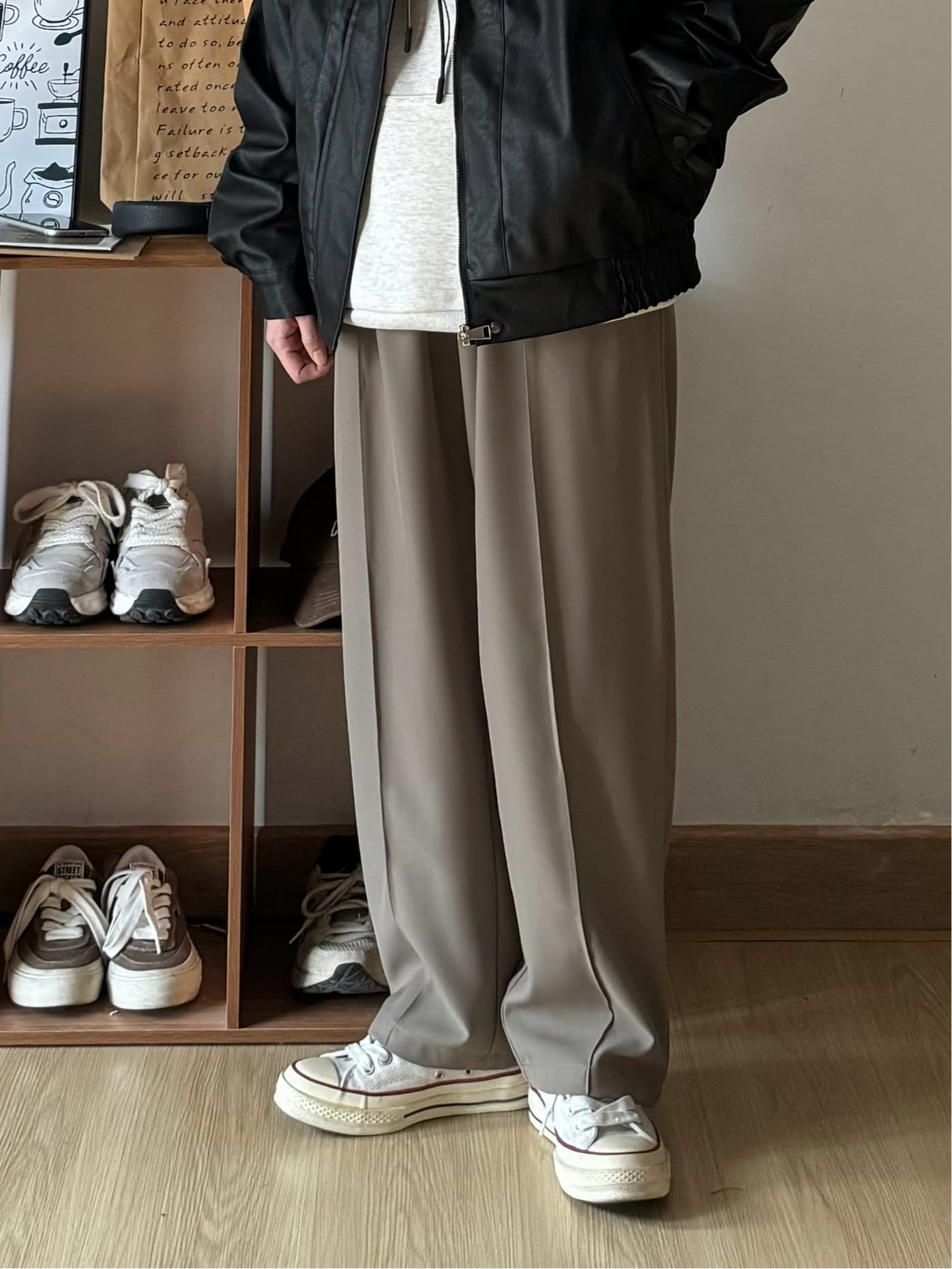 ワイドパンツ メンズ ワイドパンツ メンズ ゆったりドレープ スウェットワイドパンツ