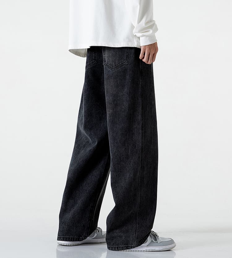 ワイドパンツ メンズ ワイドパンツ メンズ リラックスワイドデニム