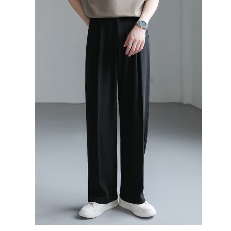 ワイドパンツ メンズ ワイドパンツ メンズ ゆったりドレープ スラックス