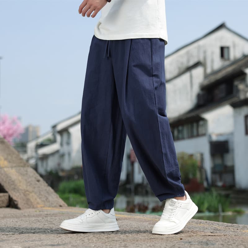 ワイドパンツ メンズ ワイドパンツ メンズ しなやか風合いワイドスラックス