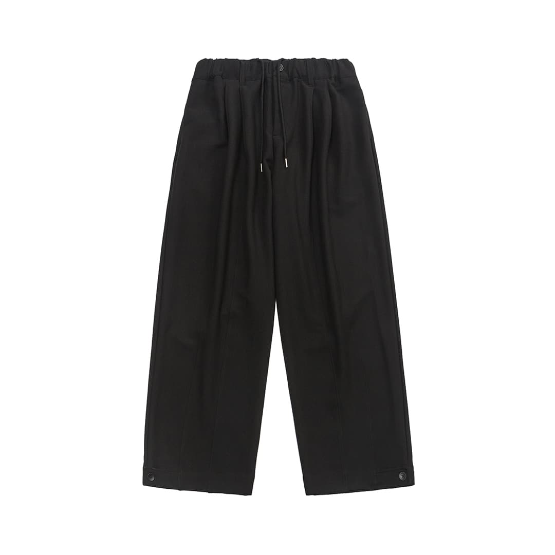 ワイドパンツ メンズ 立体剪裁ゆったりワイドパンツ